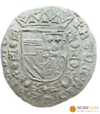 Felipe II (1556- 1598). 1/20 de escudo felipe. 1594. Tournai. Rara - 1/20 de Escudo