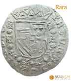 Felipe II (1556- 1598). 1/20 de escudo felipe. 1594. Tournai. Rara - 1/20 de Escudo