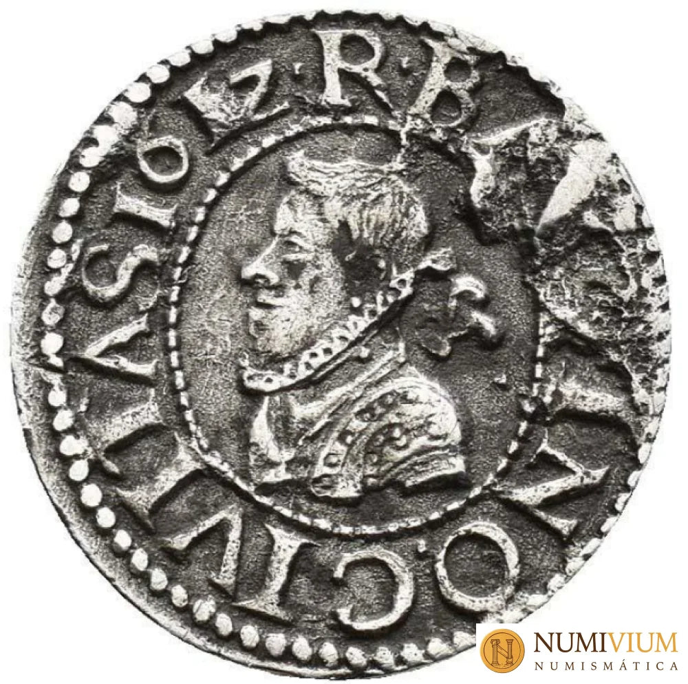 FELIPE III. 1/2 croat. Barcelona. 1612. MBC