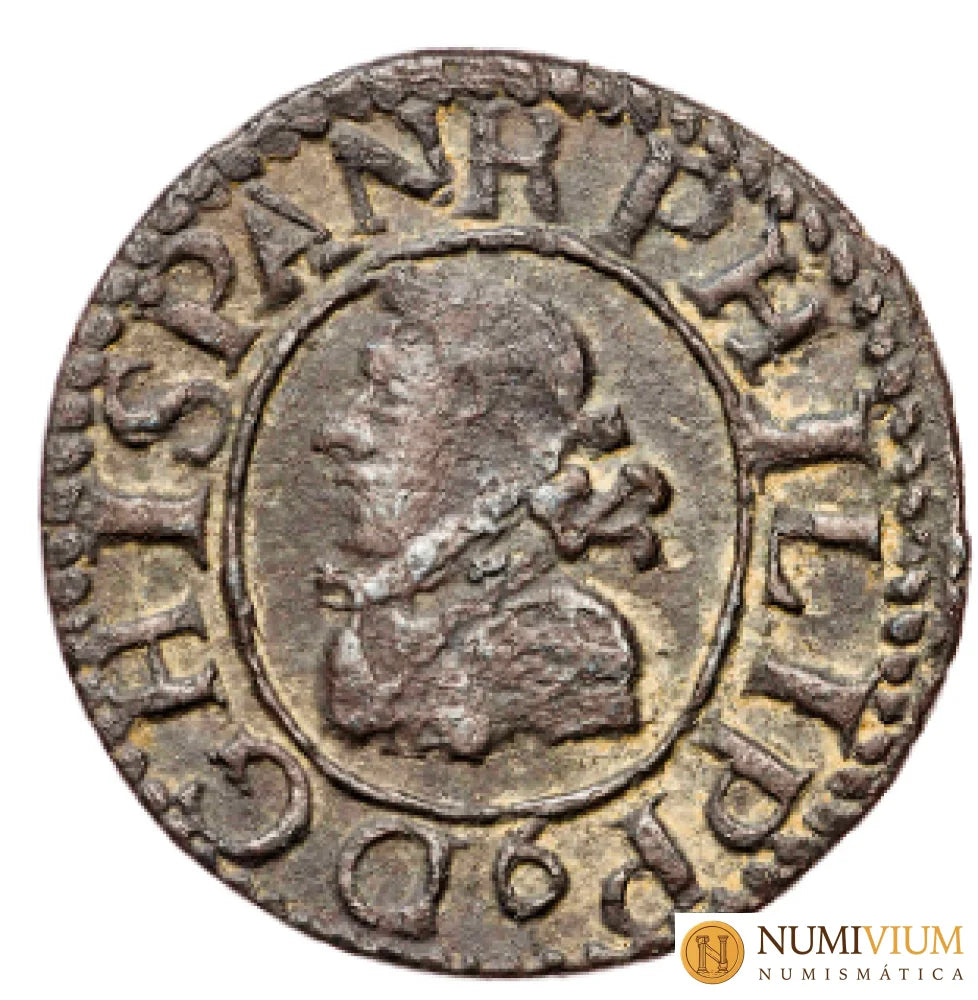 Felipe III. 1/2 Croat. Barcelona. 1613