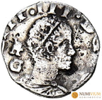 FELIPE III (1598-1621). 1/2 Carlino. 1611 Nápoles. MBC-