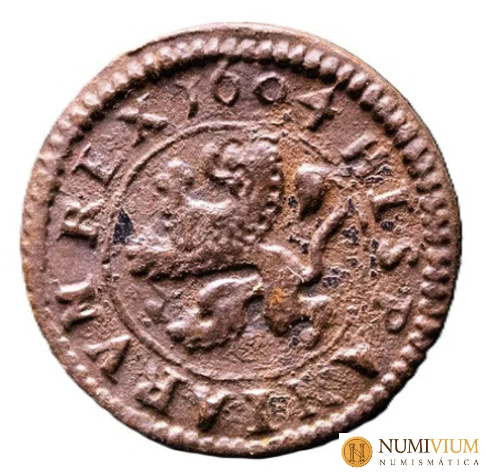 FELIPE III (1598-1621). 4 Maravedís. Segovia. 1604