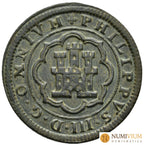FELIPE III. 4 maravedís. Segovia. 1599. MBC+ Bellos