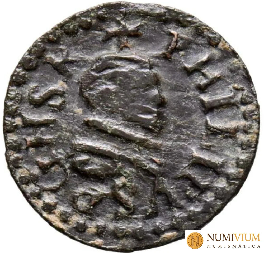 Felipe III. Ardit. Barcelona. 1614. Año escaso Ardit