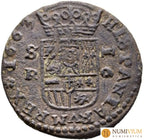 FELIPE IV (1621-1665). 16 Maravedís. 1663. Sevilla