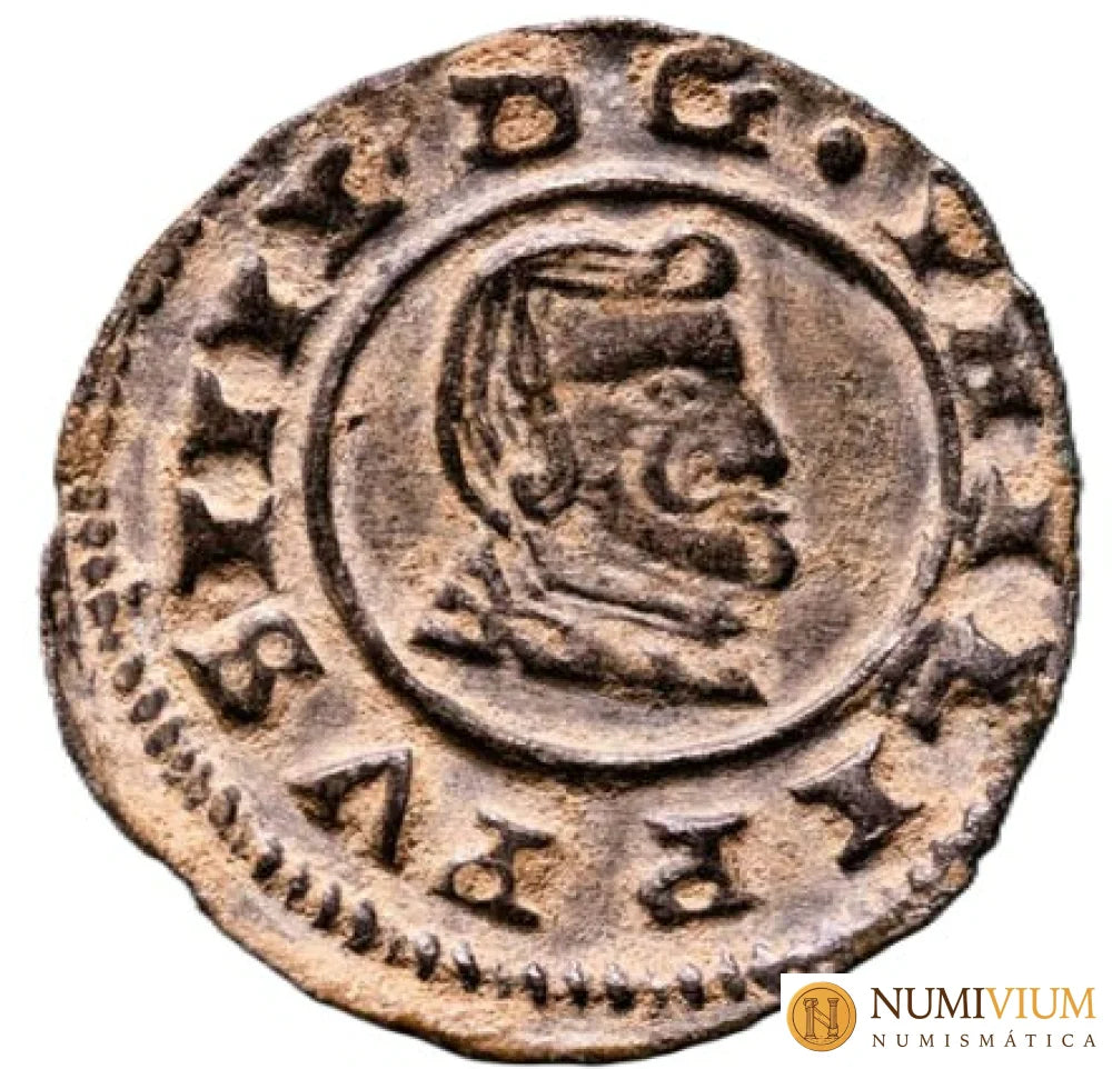 Felipe IV (1621-1665). 4 maravedís. Granada. 1663