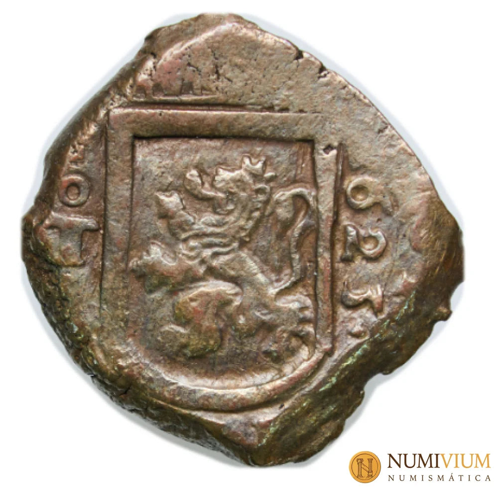 Felipe IV. 8 maravedís. 1623. Toledo. Acuñada a martillo