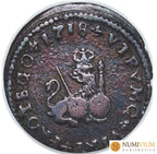 FELIPE V. 1 Maravedí. La Seca (Barcelona). 1718 B.