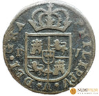 Felipe V (1700-1746). Treseta (de diner). 1710. Valencia. Treseta