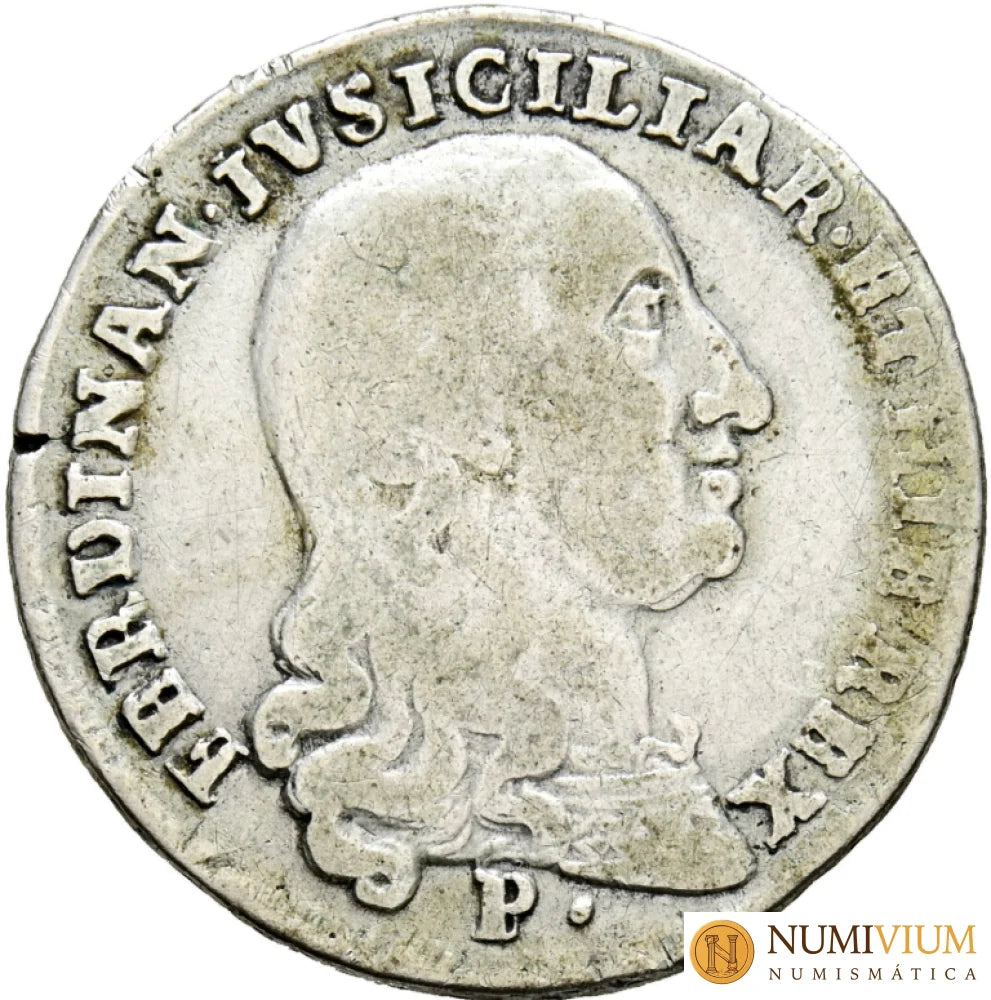 FERNANDO IV (Infante de España). (1759-1816). 20 Grana. Nápoles. Escasa. Grana