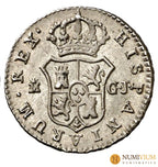 FERNANDO VII. 1/2 real. 1816. Madrid. Muy bella. Rara en este estado. EBC+