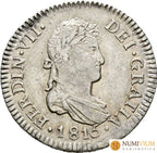 FERNANDO VII (1808-1833). 2 Reales. 1815. Sevilla CN. MBC+. Bella. Restos de brillo original.