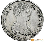 FERNANDO VII (1808-1833). 4 reales. 1823. Valencia. Modulo de 2 reales. MBC+ 4 Reales