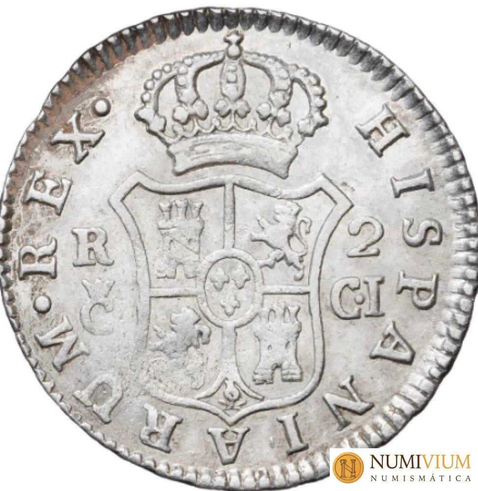 FERNANDO VII. 2 reales. 1811. Cádiz. Marca de ceca grande. MBC