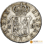 FERNANDO VII. 2 reales. 1813. Busto desnudo. Escasa. MBC-