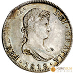 FERNANDO VII. 8 reales. 1818. México JJ. MBC+ 8 reales