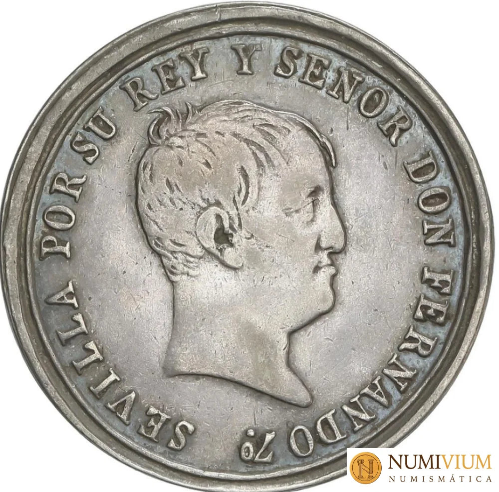 FERNANDO VII. Restauración del Absolutismo. 1823. SEVILLA. EBC