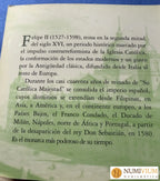 FNMT 1998. 2000 PESETAS DE PLATA DE FELIPE II. EN CARPETA OFICIAL DE LA FNMT