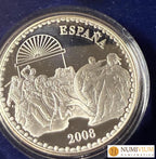 FNMT. 2008. 8 Reales. Manuela Malasaña. Agotada escasa. Con certificado.