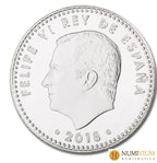FNMT 2018. 50 aniversario de S.M. El Rey. 30 € plata proof