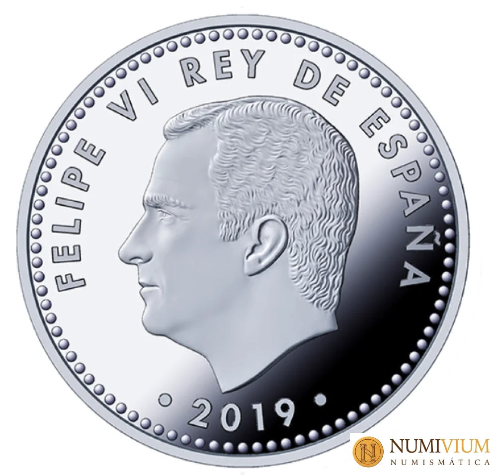 FNMT 2019. COLECCIÓN EEUU-ESPAÑA 50 ANIVERSARIO LLEGADA A LA LUNA. Plata