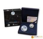 FNMT 2019. COLECCIÓN EEUU-ESPAÑA 50 ANIVERSARIO LLEGADA A LA LUNA. Plata