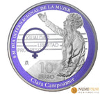FNMT 2022. CLARA CAMPOAMOR. 8 REALES. Plata proof