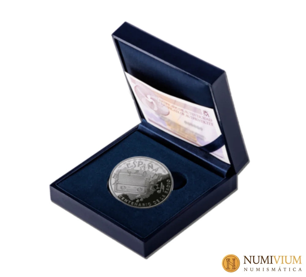 FNMT 2024. CENTENARIO DE LA RADIO. 8 REALES. Plata proof