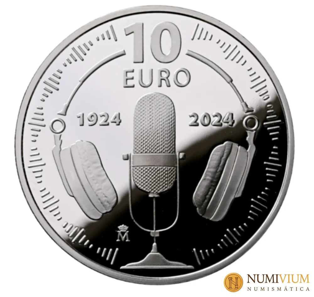 FNMT 2024. CENTENARIO DE LA RADIO. 8 REALES. Plata proof