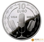 FNMT 2024. CENTENARIO DE LA RADIO. 8 REALES. Plata proof