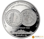 FNMT 2025. 250 ANIV. EEUU - FIRST DOLLAR 8 REALES. 10€ PLATA PROOF