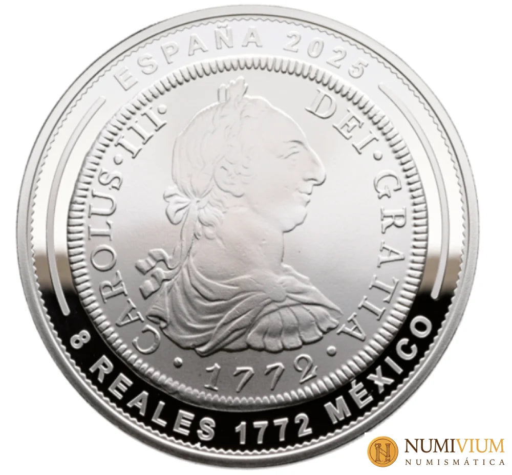 FNMT 2025. JOYAS MUSEO II - 1772 MÉXICO - 8 REALES. 10 € PLATA PROOF