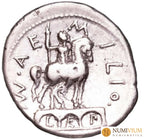 GENS AEMILIA. Mn. Aemilius Lepidus. Denario. 114-113 a.C. Denario república
