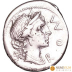 GENS AEMILIA. Mn. Aemilius Lepidus. Denario. 114-113 a.C. Denario república