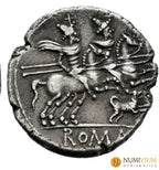 GENS ANTESTIA. Caius Antestius. Denario. 146 a.C. Taller Auxiliar de Roma.