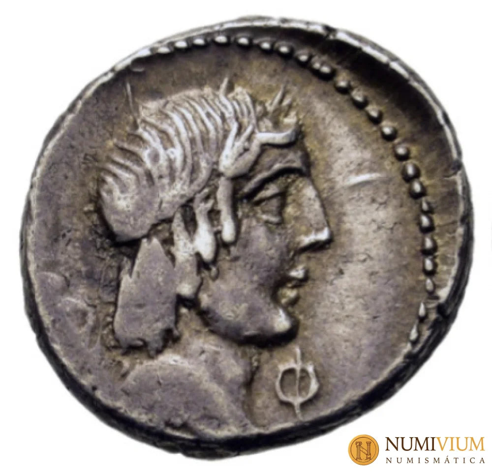 GENS CALPURNIA. L. Calpurnio Pisón Frugi Roma 90 a. C. Denario de plata