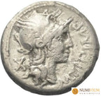 GENS CIPIA. M. Cipius. Denario (plata). 115 - 114 a.C. Roma.