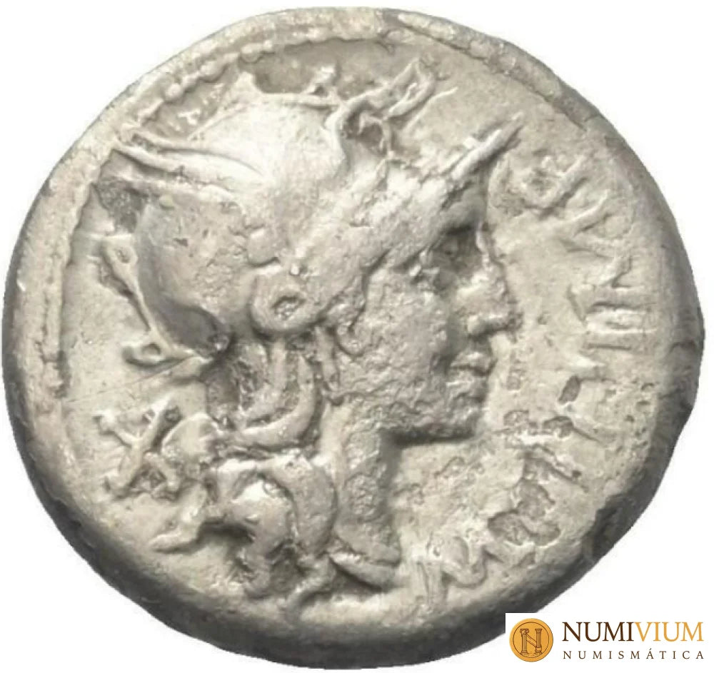 GENS CIPIA. M. Cipius. Denario (plata). 115 - 114 a.C. Roma.