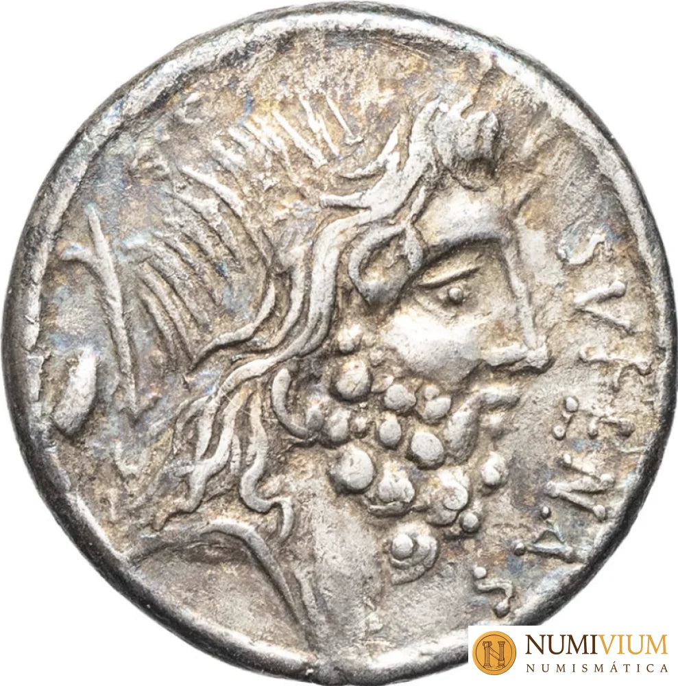 GENS NONIA Marcus Nonius Sufenas · Denario · 59 a.C.