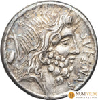 GENS NONIA Marcus Nonius Sufenas · Denario · 59 a.C.