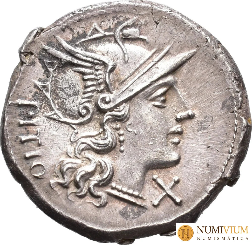 GENS SEMPRONIA. L. Sempronius Pitio. Denario. Roma (148 a.C.). EBC/EBC+