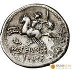 GENS SERGIA (hacia 116-115 a.C.) Denario. Roma
