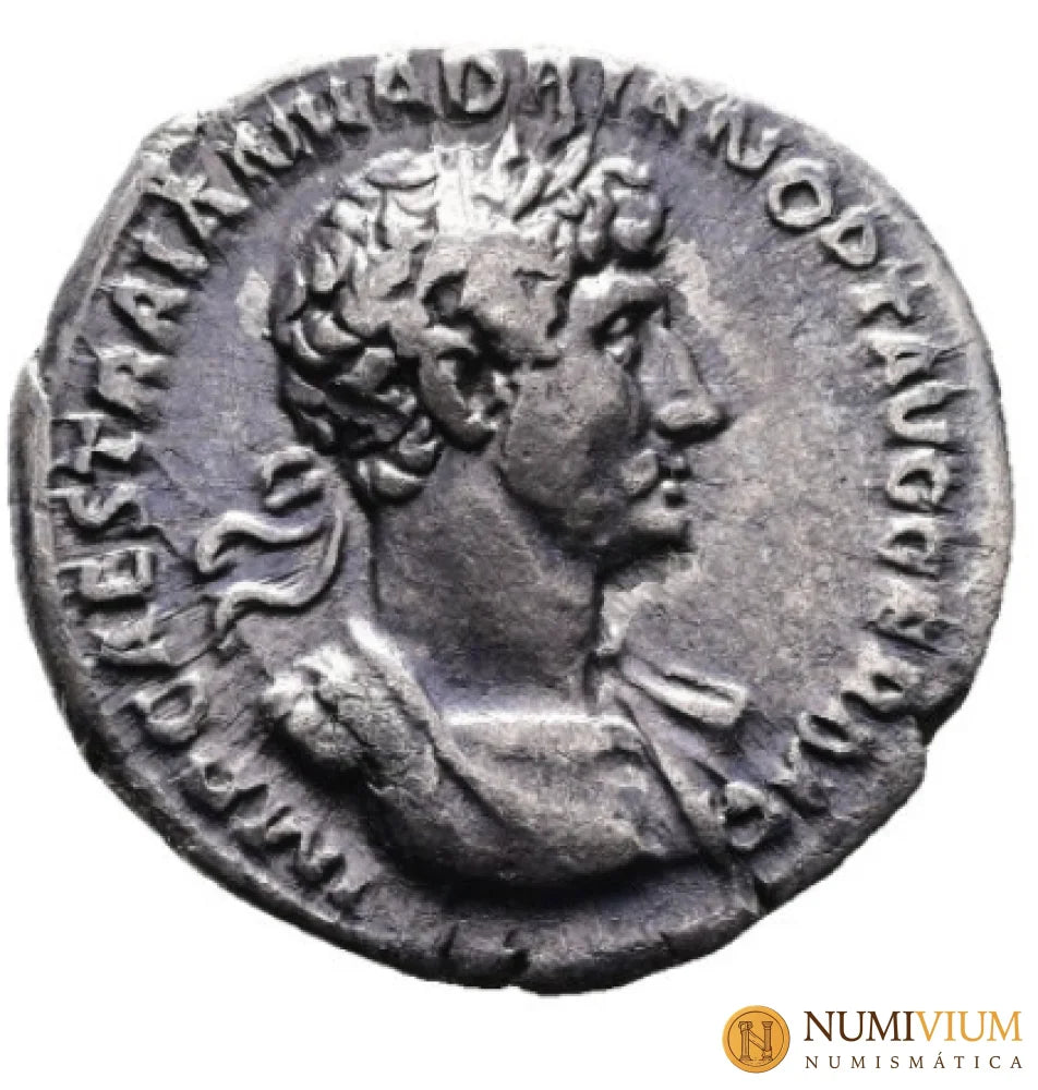 Imperio Romano · Adriano · Denario · 117 d.C. RIC 22a. Con Trajano - Denario