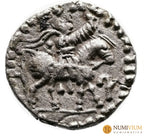 Indo-Escitas. AZES I. Circa 58-12 a.C. Dracma de plata. Rara Dracma