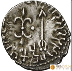 Indo-partos reino Sátrapa Nahapana dracma (ca. 105-125 d.C.).