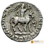 Indoescitas. AZES I. Dracma. 58-12 a.C. Taxila. MBC Dracma