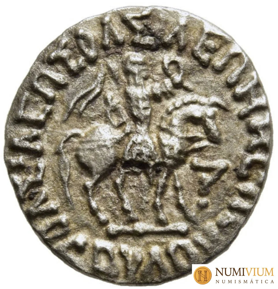 Indosescitas. AZES I (aprox. 58-12 a.C.). Dracma dracma