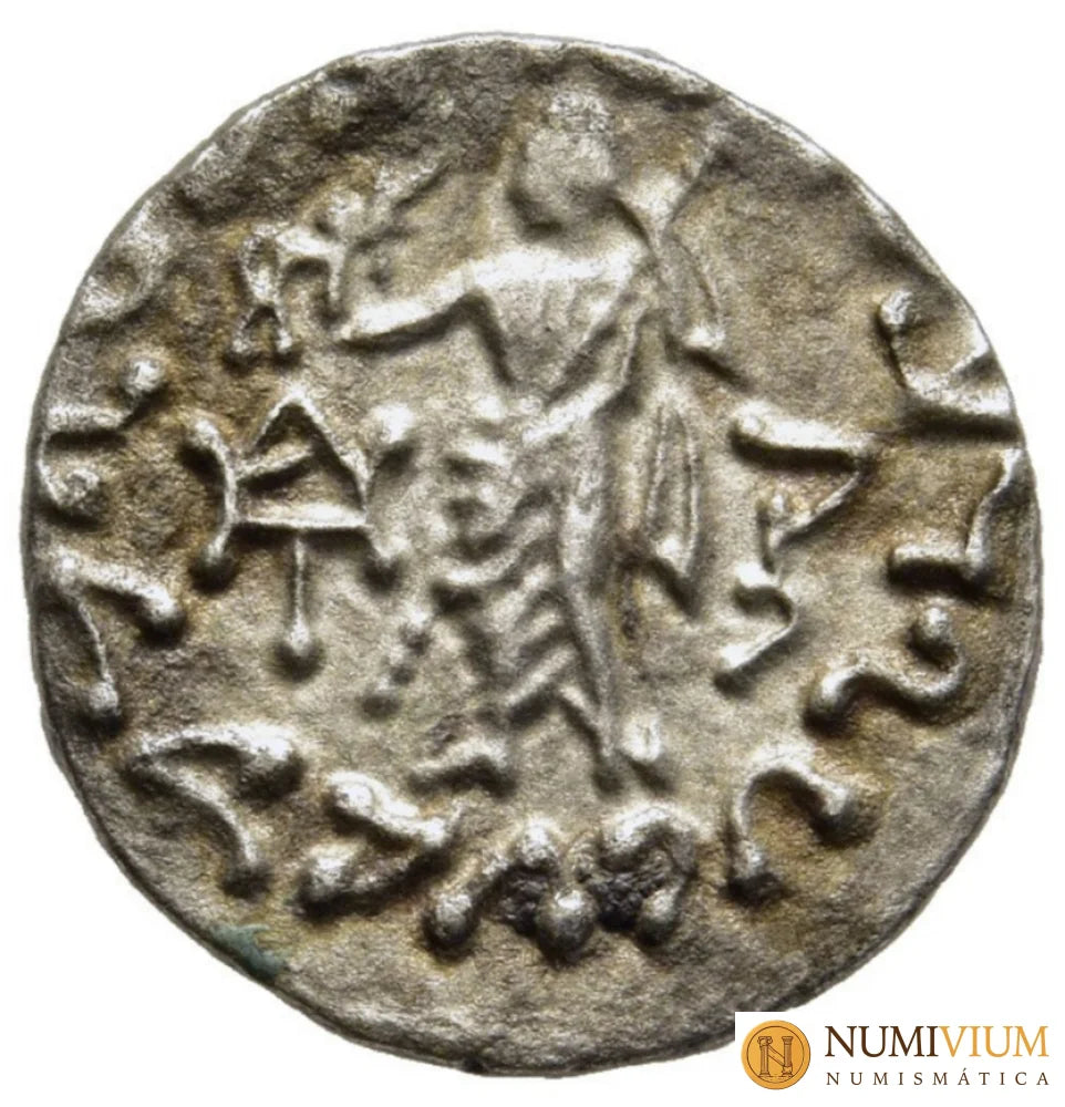 Indosescitas. AZES I (aprox. 58-12 a.C.). Dracma dracma
