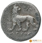 IONIA. Mileto. (c. 350-325 a.C.). AR Dracma magistrado Lykos. Dracma