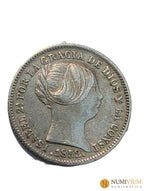 Isabel II. 1 Real. Madrid. 1852. BC+ 1 Real